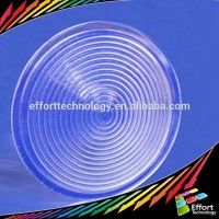 Custom optical spot radial fresnel lens